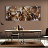 Raw Finesse 240cm x 100cm Rust White Textured Abstract Painting-Abstract-[Franko Artist]-[The Block]-[Dream Homes]-[ideas]-Franklin Art Studio