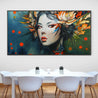 Ayaka 190cm x 100cm FRAMED Abstract Realism Textured Painting-people-[Franko_Artist]-[Australian_artist]-[Gold_Coast]-[Brisbane]-[modern]-[contemporary]-[original]-[Large_artwork]-[The_Block]-[Dream_Homes]-[ideas]-[Grand_Designs]-[Art_Lover]-Franklin Art Studio