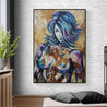 Sugar Vixen 140cm x 100cm Nude Abstract Realism Book Club Painting (SOLD)-book club-[Franko Artist]-[Cheryl]-[Wendy]-[Gabriela]-Franklin Art Studio