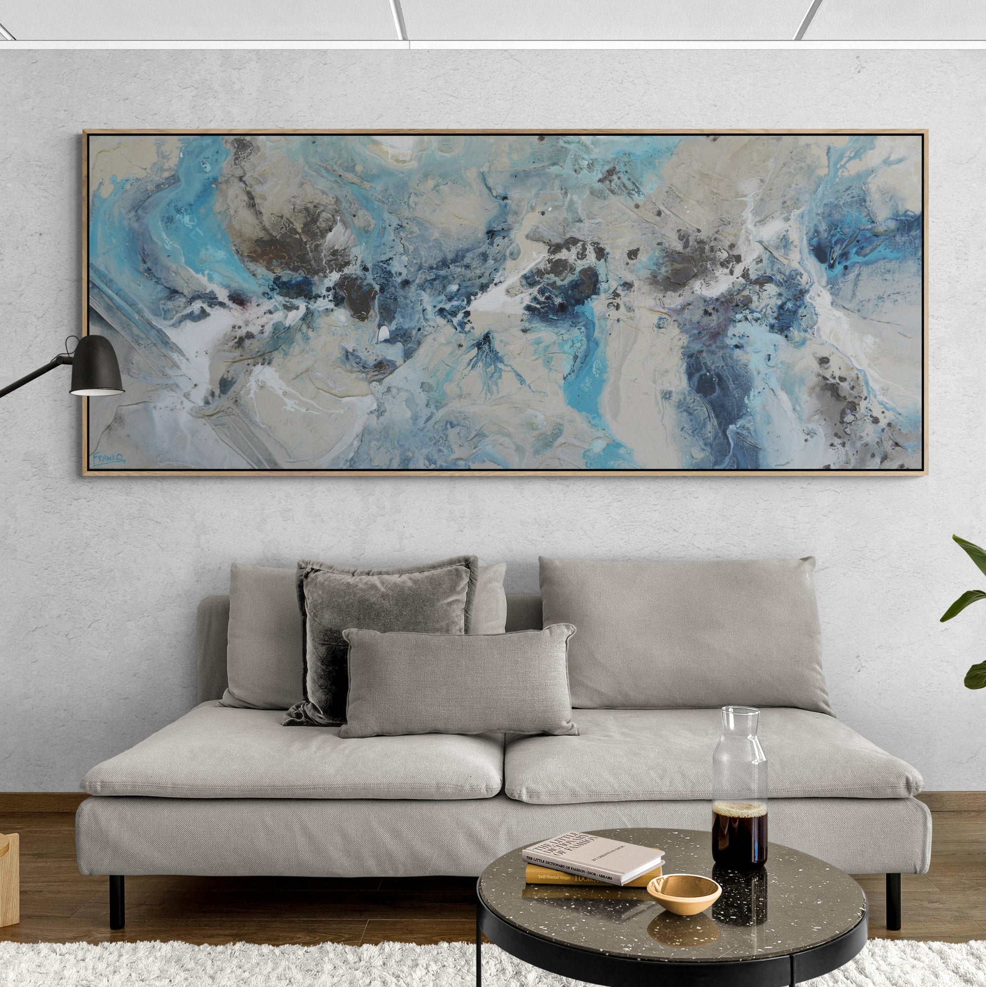update alt-text with template Salt Swept 200cm x 80cm Textured Abstract Painting-Abstract-[Franko_Artist]-[The_Block]-[Dream_Homes]-[ideas]- [Grand_Designs]-Franklin Art Studio