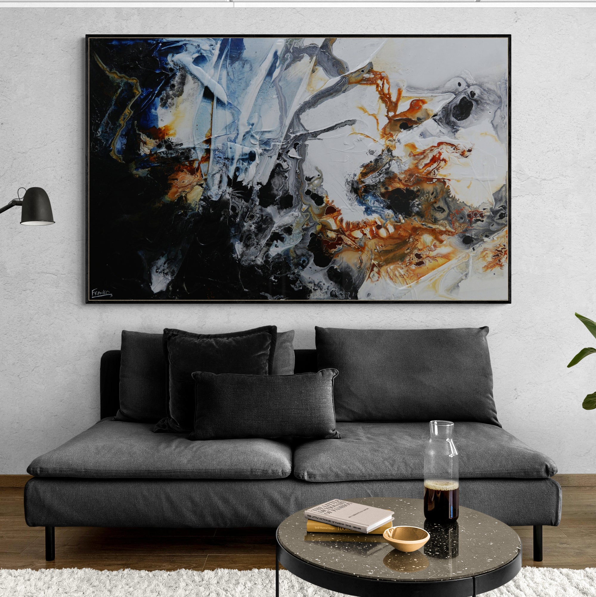 Did I Dream You 160cm x 100cm Textured Abstract Painting