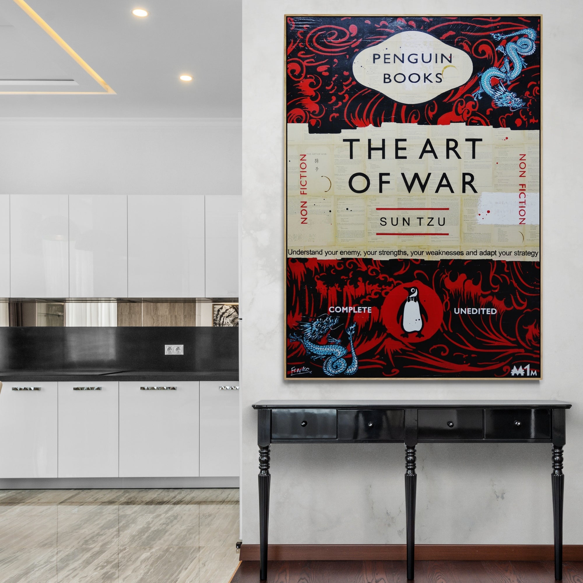 This Is War 140cm x 100cm Urban Pop Book Club Painting