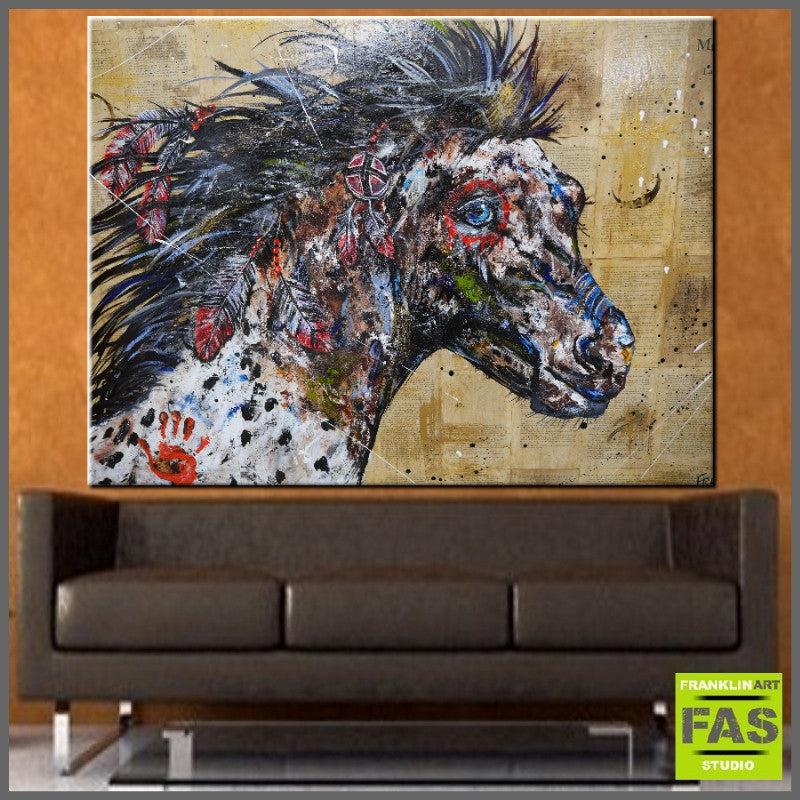 Be Inspired! Book Club Indian Appaloosa Horse (SOLD)
