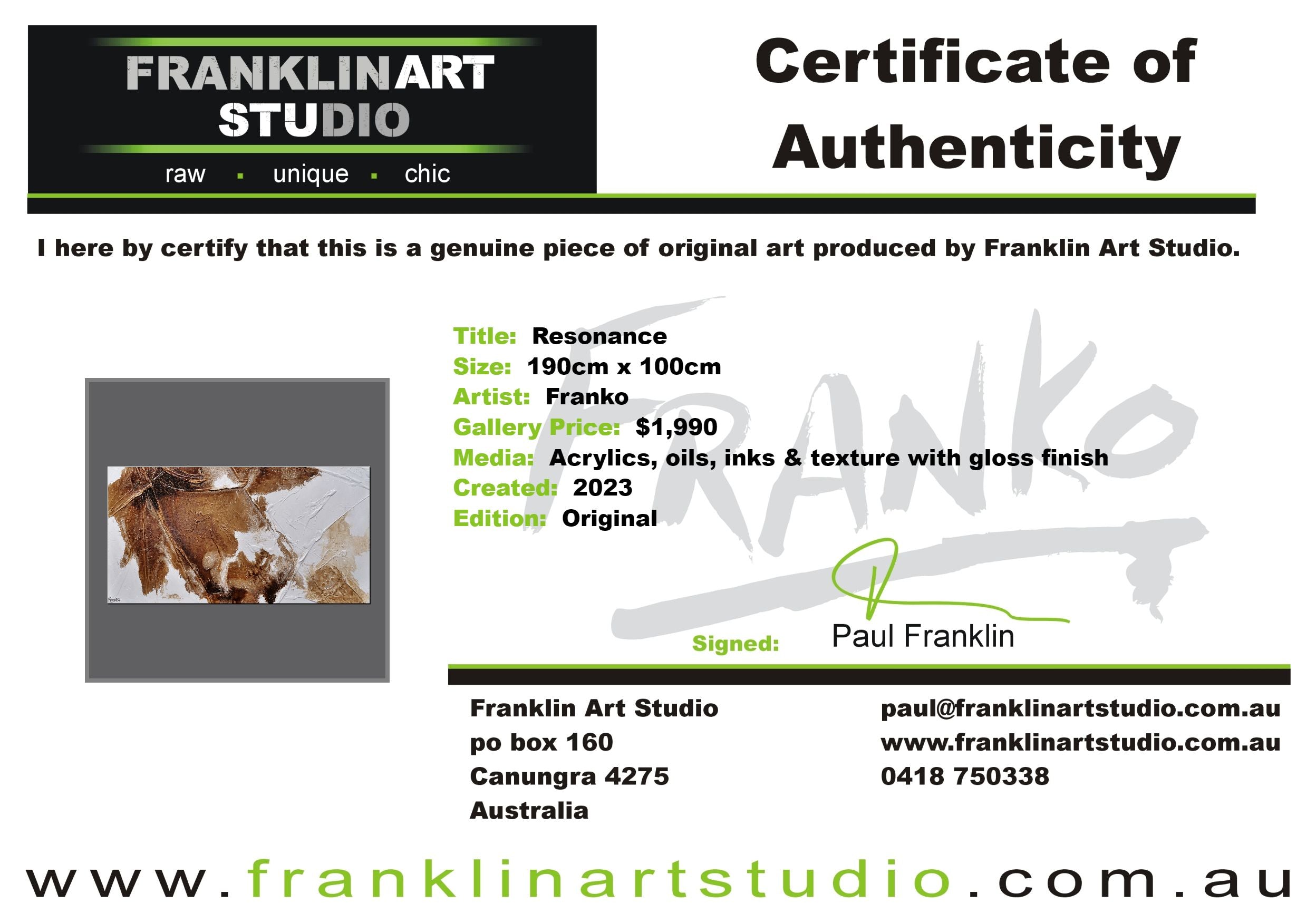 Resonance 190cm x 100cm Rust White Textured Abstract Painting-Abstract-[Franko]-[Artist]-[Australia]-[Painting]-Franklin Art Studio