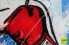 Heroes 140cm x 180cm Marilyn Monroe Boxing Textured Urban Pop Art Painting (SOLD)-urban pop-Franko-[Franko]-[Australia_Art]-[Art_Lovers_Australia]-Franklin Art Studio