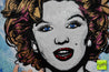 Heroes 140cm x 180cm Marilyn Monroe Boxing Textured Urban Pop Art Painting (SOLD)-urban pop-Franko-[Franko]-[Australia_Art]-[Art_Lovers_Australia]-Franklin Art Studio