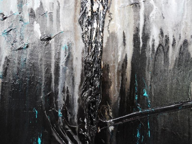 Jaded Beauty 160cm x 100cm Black Abstract Painting