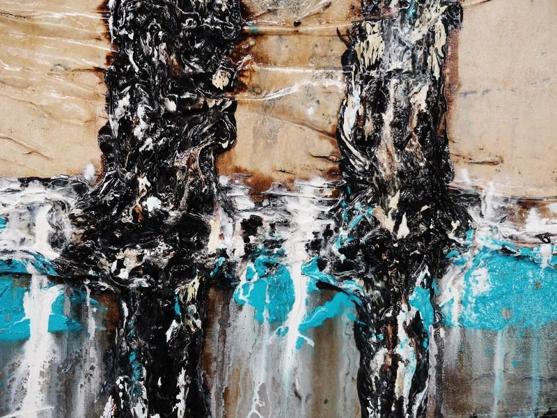 update alt-text with template Jaded Beauty 160cm x 100cm Black Abstract Painting-huge-large-custom-Australian artist-Franko-Franklin Art Studio