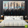 Jaded Beauty 160cm x 100cm Black Abstract Painting-abstract-[Franko Artist]-[Australia]-[Huge Artwork]-[collectable]-Franklin Art Studio