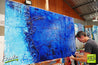 Light And Blue 160cm x 100cm Blue Abstract Painting-Abstract-huge-commission-Art-Franko-Artist-Australian-Franklin Art Studio-gallery