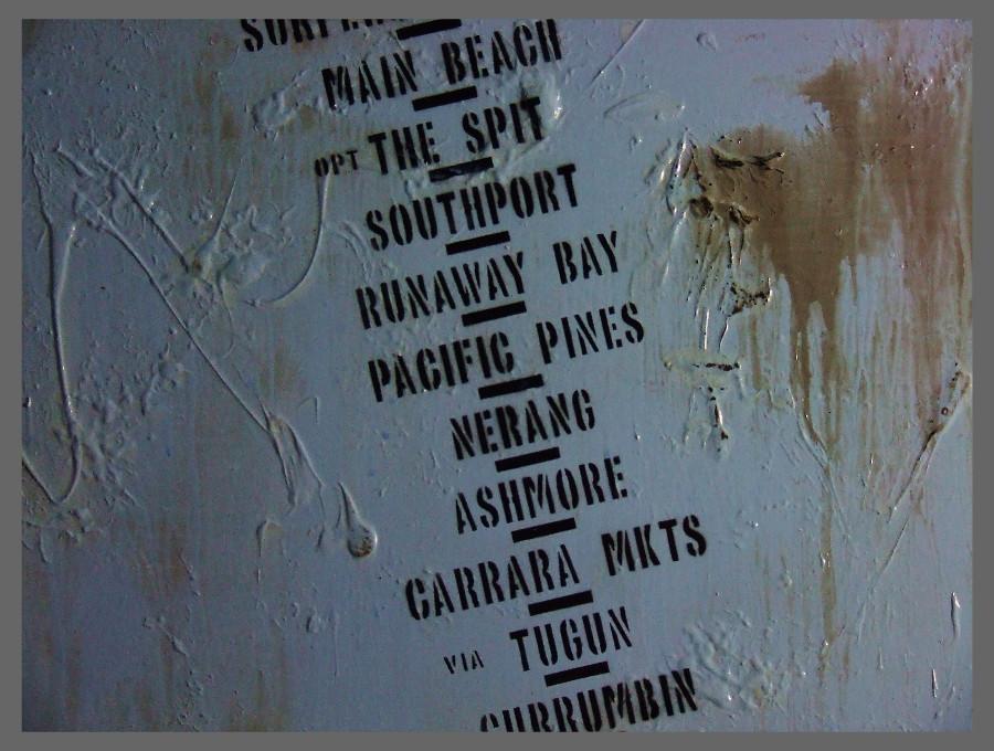 Next Stop Surfers 120cm x 100cm Gold Coast Blue Pop Art Painting (SOLD)