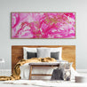 Pink Wild Thing 200cm x 80cm Pink Gold Abstract Painting (SOLD)-abstract-[Franko]-[Artist]-[Australia]-[Painting]-Franklin Art Studio