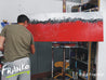 Red Heart 160cm x 60cm Red Abstract Painting-abstract-huge-commission-Art-Franko-Artist-Australian-Franklin Art Studio-gallery